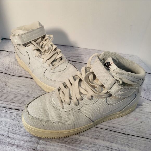 Nike Air Force 1 '07 Mid LX Summit White Canvas DZ4866-121 Women's Size … - Picture 8 of 10